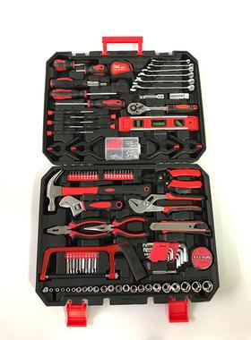 热销款158件套具家用手厚动组56508合具套装两用扳手组工套加工箱