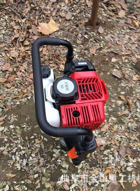 加厚型手提式场栽桩机农汽油角铁栽机80491桩园林打桩机