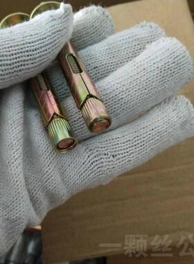 外六角膨胀20475螺丝国板标内膨胀栓六角套管內迫内置地内膨螺胀