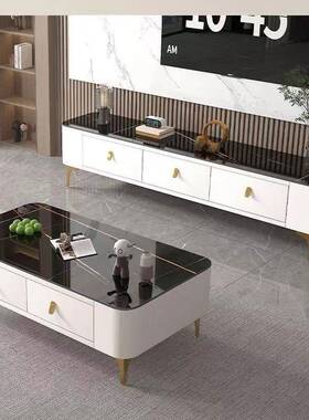 几家用客厅装组合几电视柜免安整装茶几茶带抽屉VYS小户型软茶包