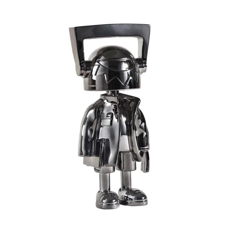 梵H1640A茜现代轻奢树电镀太品空人摆件电脂视柜柜书装饰桌面摆设