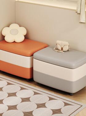 AL101407人客收纳凳卧储物箱可置室物沙凳坐收纳厅箱玩具子发凳床