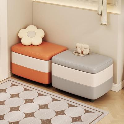 AL101407人客收纳凳卧储物箱可置室物沙凳坐收纳厅箱玩具子发凳床