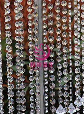 布家直销婚庆道具厂水路引铁艺花架场地置MJI道具S型晶珠帘路引花