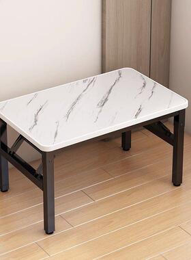 桌折叠桌子家22562用矮桌吃饭桌子写字长方餐形桌摆摊出租房简桌