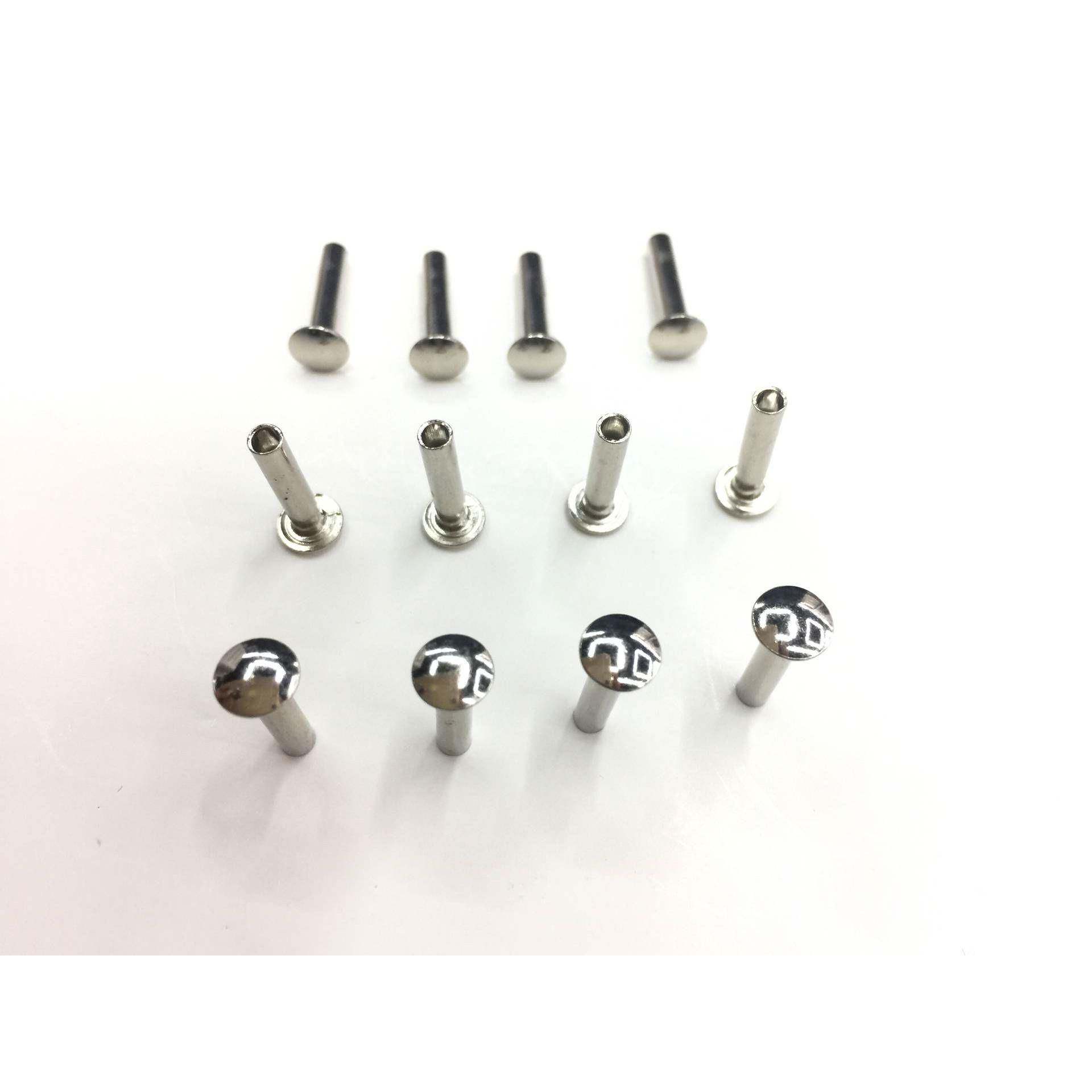 浙江工厂直销不半心空铆钉平面中空钉aow束钢口锈钉铝箱拉杆箱