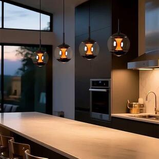 意式灯轻奢床头吊余晖吊卧灯现代客餐厅吧台前厅台过道室95537装