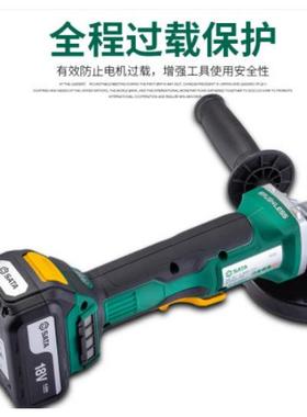 J系列18V电刷角磨机充电式手5持抛光机打磨机无10TSO90c锂一电一