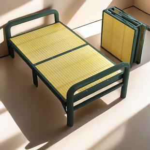 XNU竹板床折叠硬板床家用人双人午休凉加固单版床折叠床铺临时可