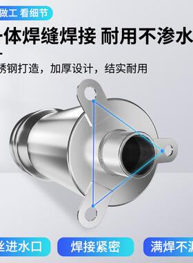 摇不锈打钢AL100146水泵家用手动压水井摇压井头手泵吸水器抽水泵