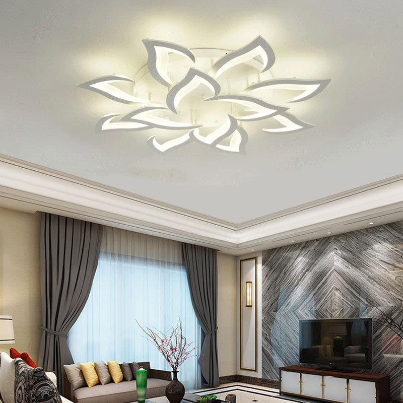 百式合花客厅灯欧现创意亚DMC克力酒店吸顶灯新款代简约卧室网红