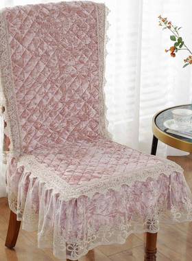 四季连32680体椅套椅垫装一体式椅子套椅罩简约现代套套布艺餐桌