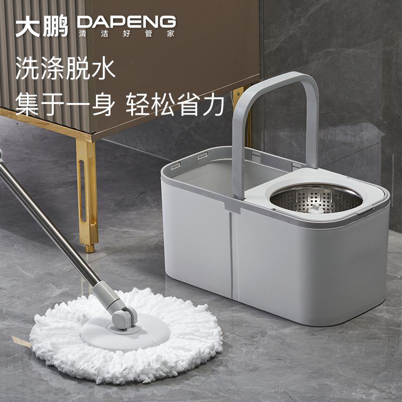 新款旋转拖把家用一拖净免手洗甩干拖布桶懒人地拖地神器墩布