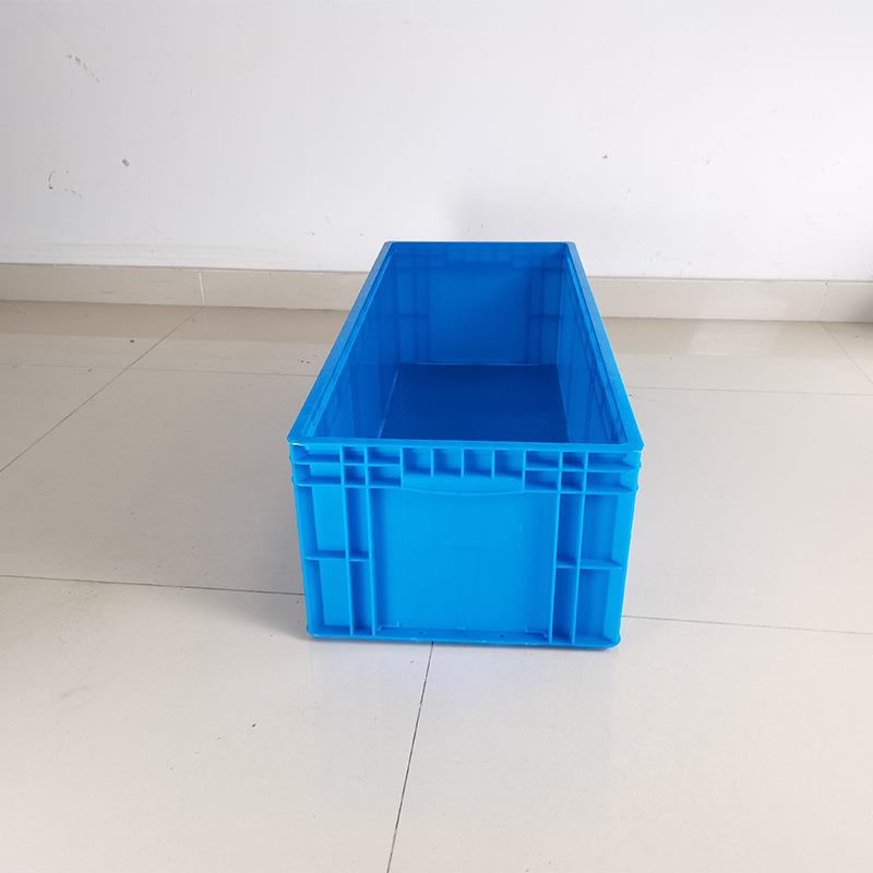 JIC工业养EU物流箱大加厚汽车配件养鱼龟号塑料箱蓝灰色1000*00*2