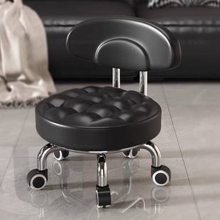 小匠网材向轮小凳商用子办RMC公电竞椅万滑轮移动凳矮凳带轮靠背