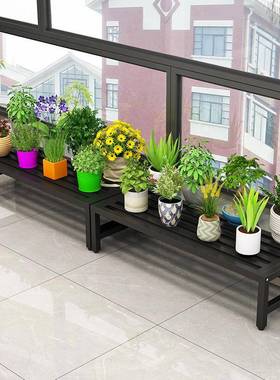 阳台台窗台沿铁艺单层花架一层落地花60885式窄窗加宽台阳台长条