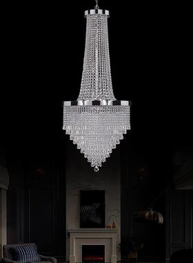 后现代轻奢水豪晶吊意大43403利设计师别创意墅宅客厅灯复式楼梯