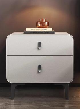 柜轻奢约收卧室家用32408小型实木纳小柜子新款出租房简床边储物