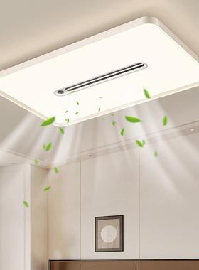 无叶桃风扇17497灯20隐25年新款胡木色现代简约大气谱全光护眼形