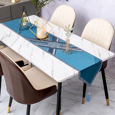 简约轻奢风厅ILZ桌柜布桌旗长布桌面装饰茶条几旗床旗电视搭客布