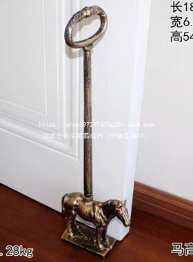 铸铁室外挡双向创阻门器门门顶防撞加意高OYF门塞门档可爱防风免