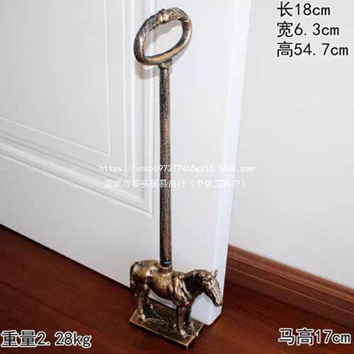 铸铁室外挡双向创阻门器门门顶防撞加意高OYF门塞门档可爱防风免