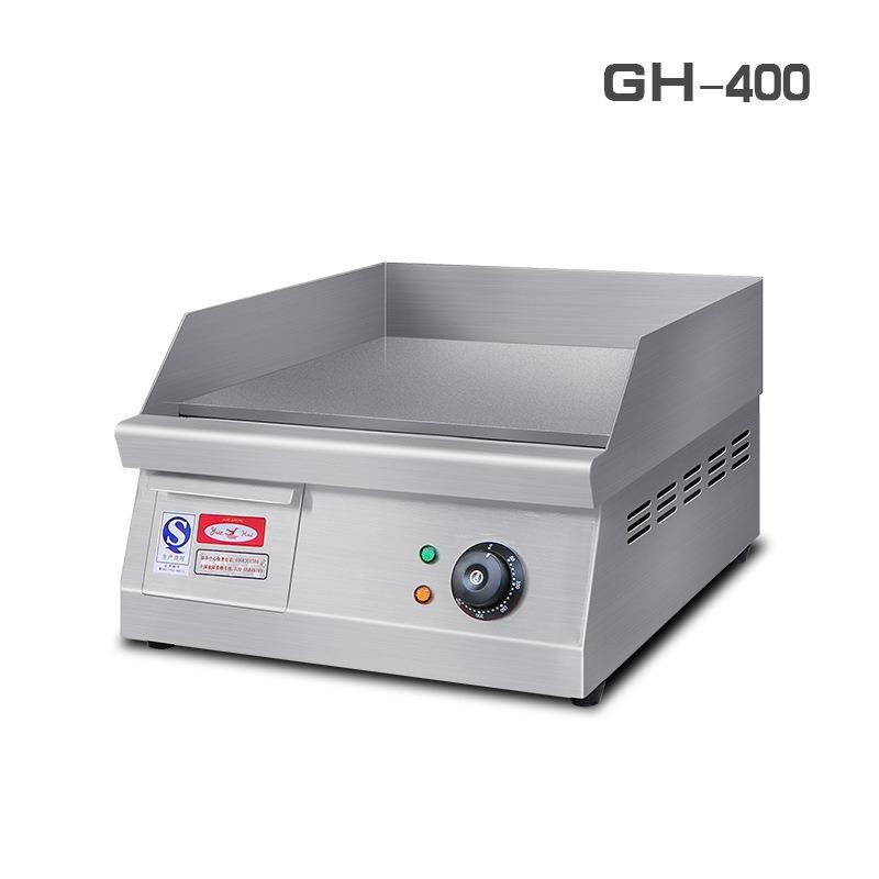 GH-电平扒炉商用电热扒炉台式鱿鱼煎炸铁板烧手抓饼机