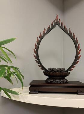 莲花底11716座件托架石头奇石底座树托摆放盘艺术创脂意通用仿摆