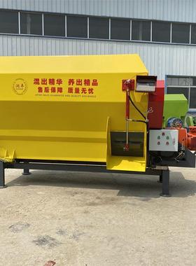 双轴12饲草料搅机饲方喂羊43875牛干湿秸秆拌料机粉碎拌打包秸秆