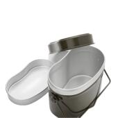 户外野营露营野炊日式 铝制饭盒户外铝制饭盒小吊锅九二式 饭盒