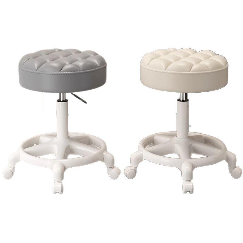 美容凳子家滑轮美容专用升降院旋转圆凳美发美用甲大凳工凳靠背椅