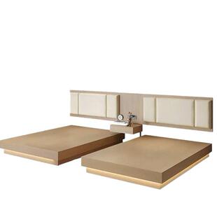 酒店家具标间全套宾馆专用床箱全季酒店式公寓民宿床广州工厂定制