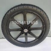 20寸20X2.125发泡轮免充气轮工具车手推车轮