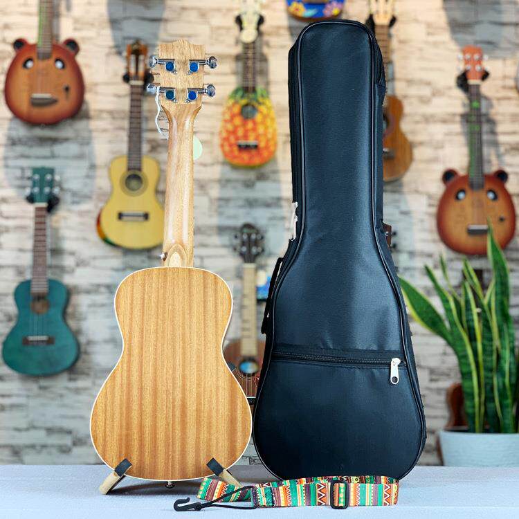 尤克里里23寸桃花芯木ukulele吉他乌克丽丽配棉包背带