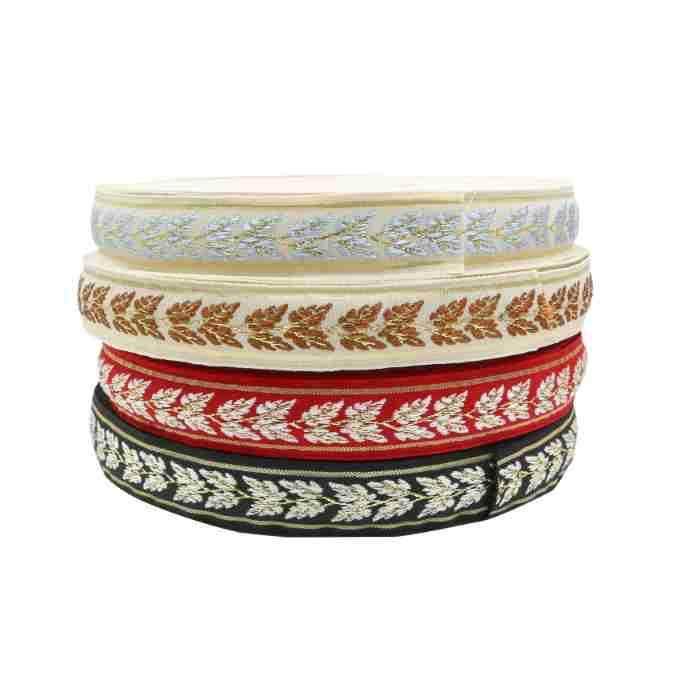 50码一卷2.5cm宽柳树叶提花刺绣织带民族服装箱包帽子饰品辅料,纺织面料/辅料/配套,织带/丝带/缎带,淘宝优惠券,粉丝福利购,淘宝优惠卷