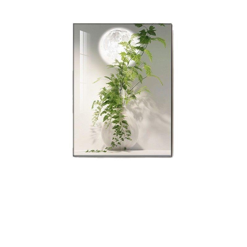 空间延伸浴室卫生间墙面装饰画绿植洗手间壁画厕所背景墙防水挂画