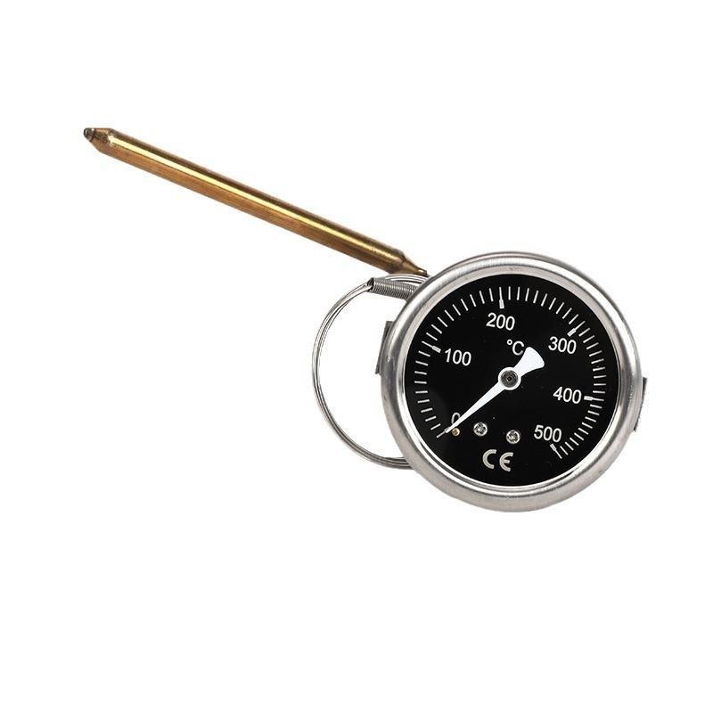 比萨炉温度温度表盘SOOTIA硕00度不锈加钢温度表探针5式计长线
