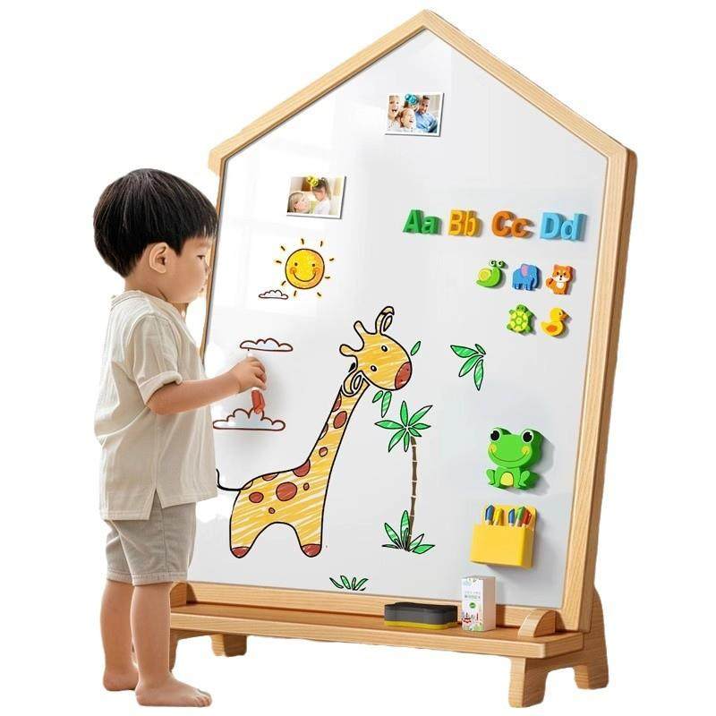 儿童绘画画板宝宝涂鸦双面磁性黑板无尘可擦写字板学生磁性双面,玩具/童车/益智/积木/模型,画板,淘宝优惠券,粉丝福利购,淘宝优惠卷
