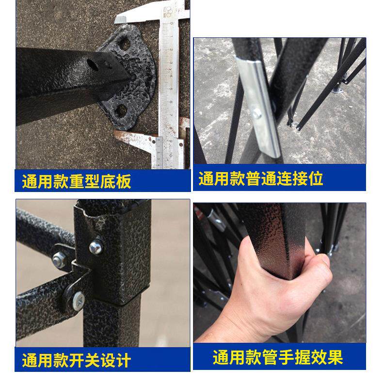 包邮3*4.5米折叠广告帐篷户外雨棚遮阳棚摆地摊伞四角方伞定做log