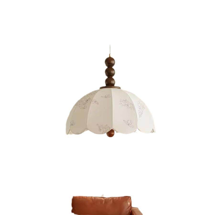 法式复古餐厅吊灯中古卧室吊灯美式花纹客厅书房灯侘寂风布艺吊灯,家装灯饰光源,智能吊灯,淘宝优惠券,粉丝福利购,淘宝优惠卷