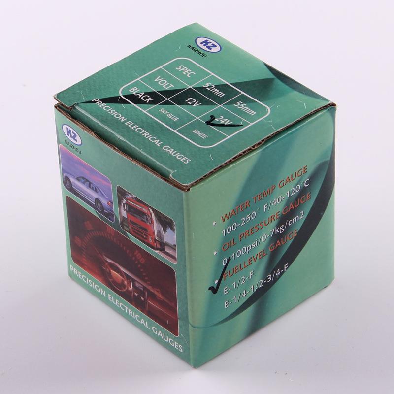 12V磁2V油位表电式4柴油机12V/24v油量表55MM安装机身