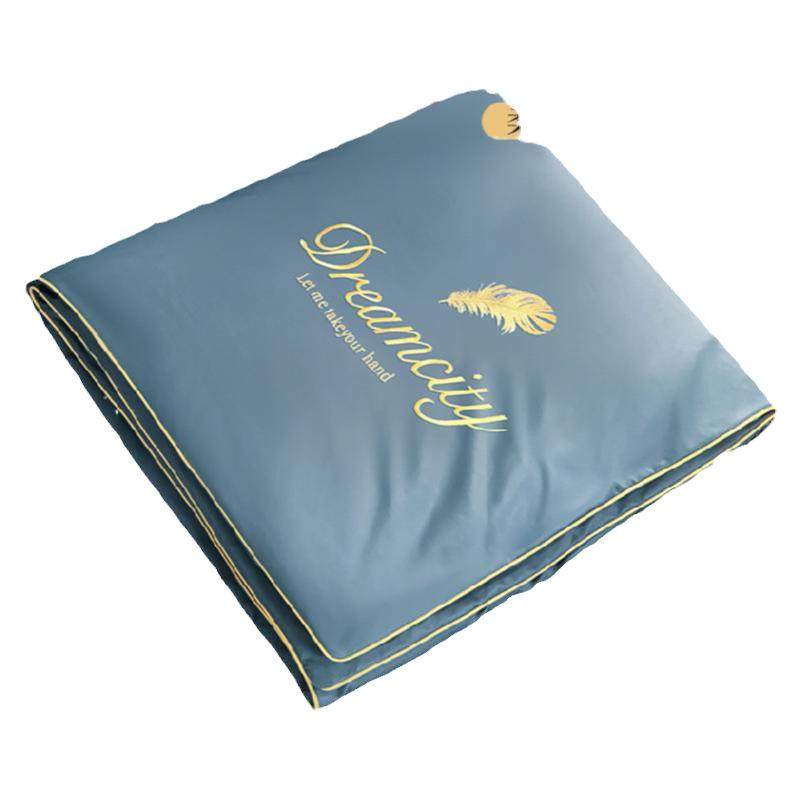 2025新款冰丝夏被礼品空调被宿舍夏凉被四件套凉感丝薄被子全套