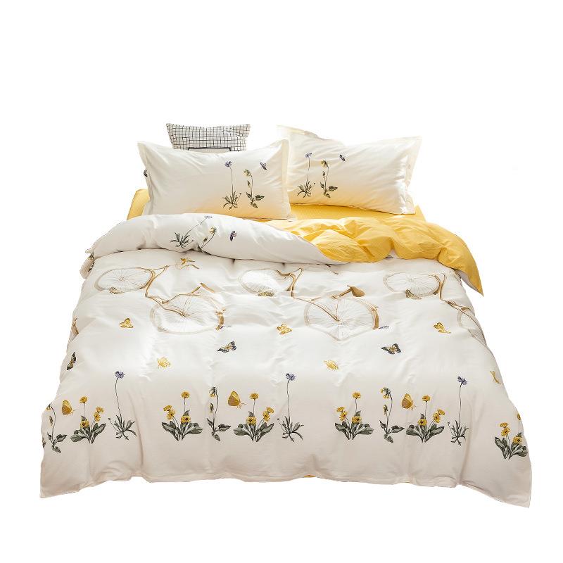 套纯棉单件AE-1单双人轻奢风纯棉被四件学生宿舍三件套套棉全被罩