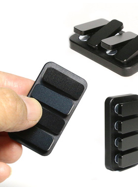 黑色EDC跷跷板推牌金属啪啪币响币指尖按压钢琴节拍器指尖玩具