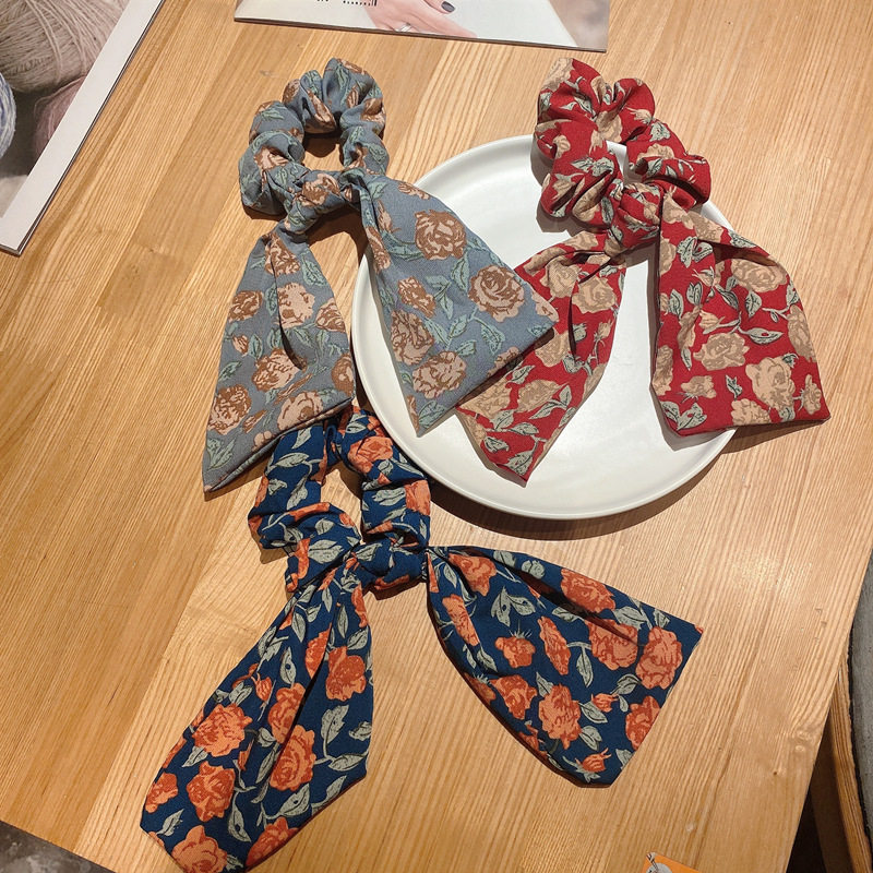 碎花飘带绑发头绳饰品扎头发皮筋简约蝴蝶结发绳少女新品发圈,户外/登山/野营/旅行用品,旅行发卡,淘宝优惠券,粉丝福利购,淘宝优惠卷