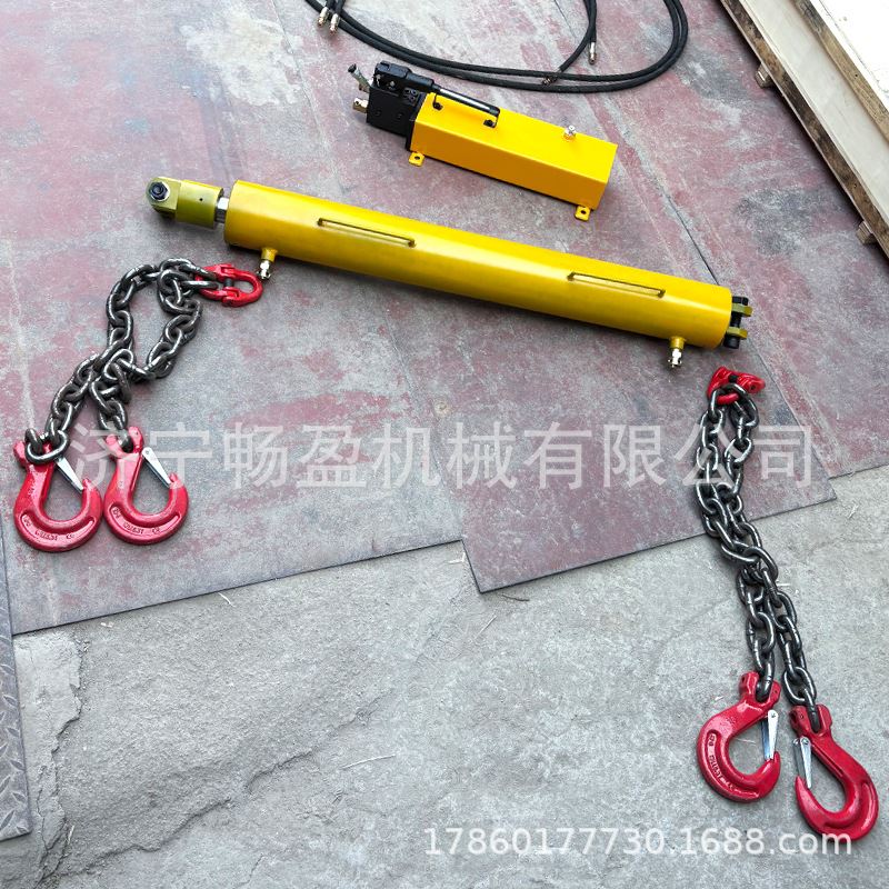 YJLQ-1液压紧链器厂家 手动电动链条张紧机 煤矿手动溜子拉紧器