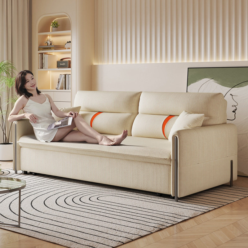 轻奢多功能沙发床可伸缩两用小户型客厅现代简约储物科技布单双人,电子元器件市场,电线扎带/束线带,淘宝优惠券,粉丝福利购,淘宝优惠卷