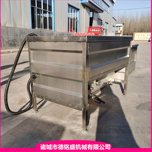 小片腐竹麻叶油炸锅 面食馓子电加热油炸机 翻花子电炸锅