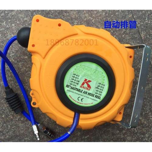 台湾SRHP-615气动卷管器，进口PU包纱管10*6.5/12*8气管卷轴气鼓