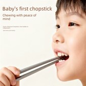 精选唐宗筷儿童筷子3岁6岁宝宝筷小学生专用家用高档抗菌单人装 纯